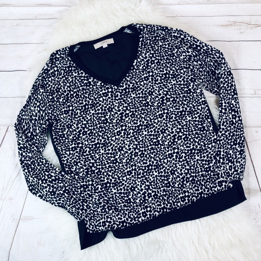 Ann Taylor Loft Leopard Sweater